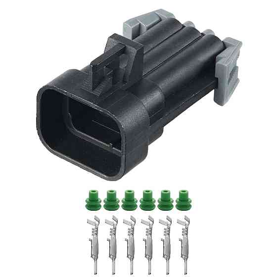 Разъем коннектор 6-кон., 12124107, APTIV (Delphi) Америка, Корея, Япония, Америка, Buick, Cadillac, Chevrolet, Daewoo, GMC 40988 Киев