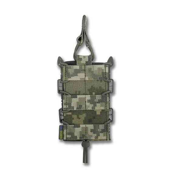 Жесткий усиленный тактический подсумок на 1 магазин Kiborg GU Single Mag Pouch Pixel. Подсумки для магазинов Киев