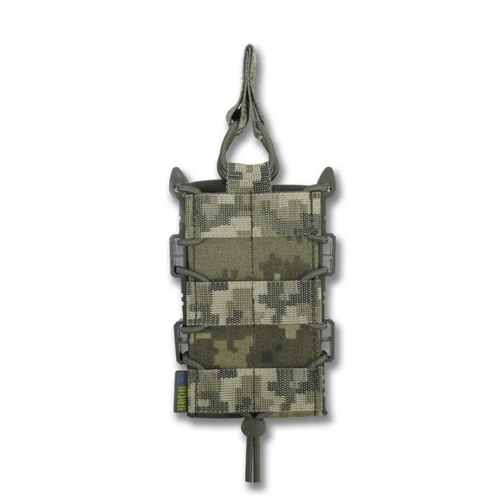 Жорсткий посилений тактичний підсумок на 1 магазин Kiborg GU Single Mag Pouch Pixel. Підсумки для магазинів Київ - фото 4