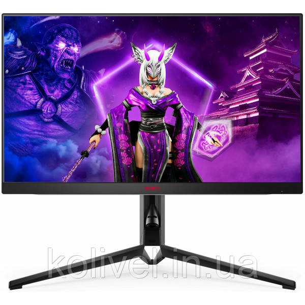 TFT 27" AOC AGON AG274QS, QHD, IPS, 300Гц, 1мс, 2x HDMI, 2x DP, USB-hub, HAS, Pivot, колонки, чорний (AG274QS) Київ - фото 1