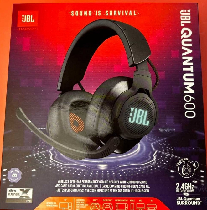 Безпроводные- Наушники: JBL Quantum 600. Харьков - изображение 1