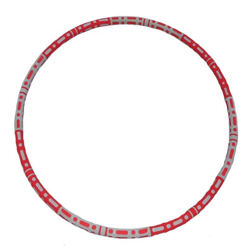 Обруч масажний для фітнесу та йоги діаметр 94 см, червоний Кам'янець-Подільський - фото 1