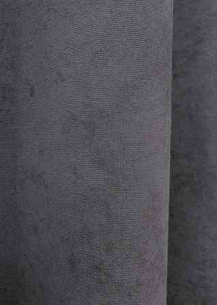 Шторна тканина мікровелюр Petek YL колір графітовий 1706ш Київ