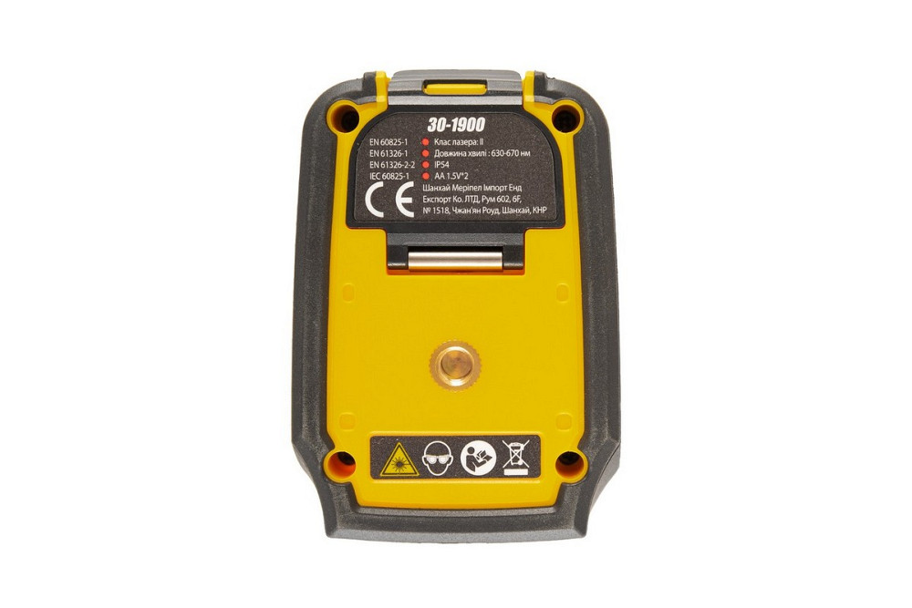 Рівень лазерний MASTERTOOL 15 м ±0.3 мм/м H110°/V110° ±4° RED/635 нм клас II IP54 ААх2 сумка 30-1900 Коломия - фото 7