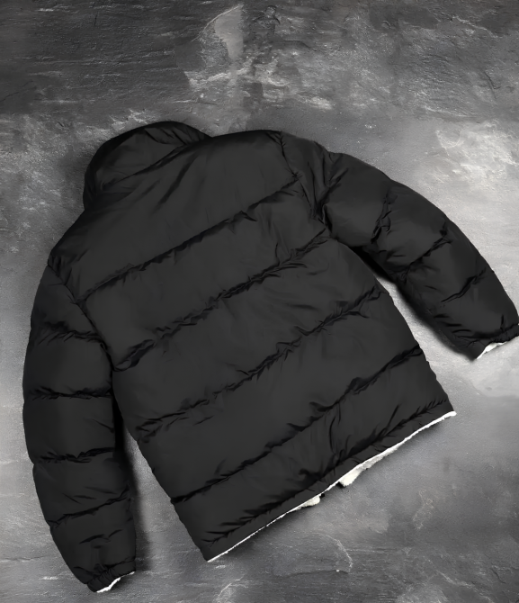 Зимняя мужская двусторонняя черно белая куртка the north face, водонепроницаемая зимняя теплая куртка норт фейс пуховик Львов - изображение 6