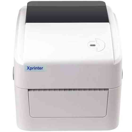 Друкарка етикеток Xprinter XP-420B (термодрук, 152 мм/с, стрічка 115 мм, 203 DPI, USB, білий) Вінниця