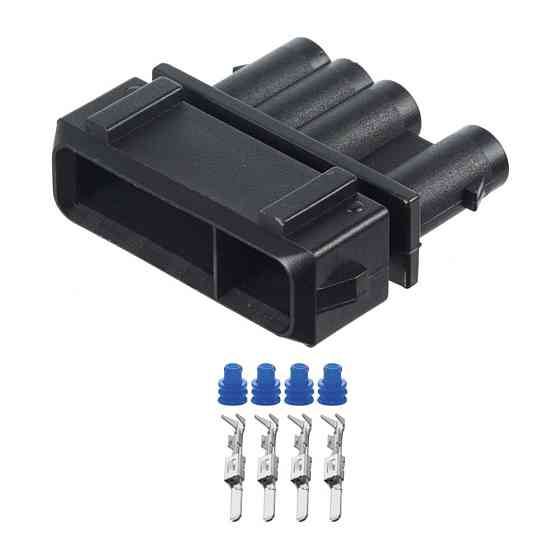 Роз'єм конектор 4-кон., 357972764K, VAG Германия, Франция, Германия універс., Моторний Audi, Bugatti, Porsche, Seat, Skoda, VW Київ