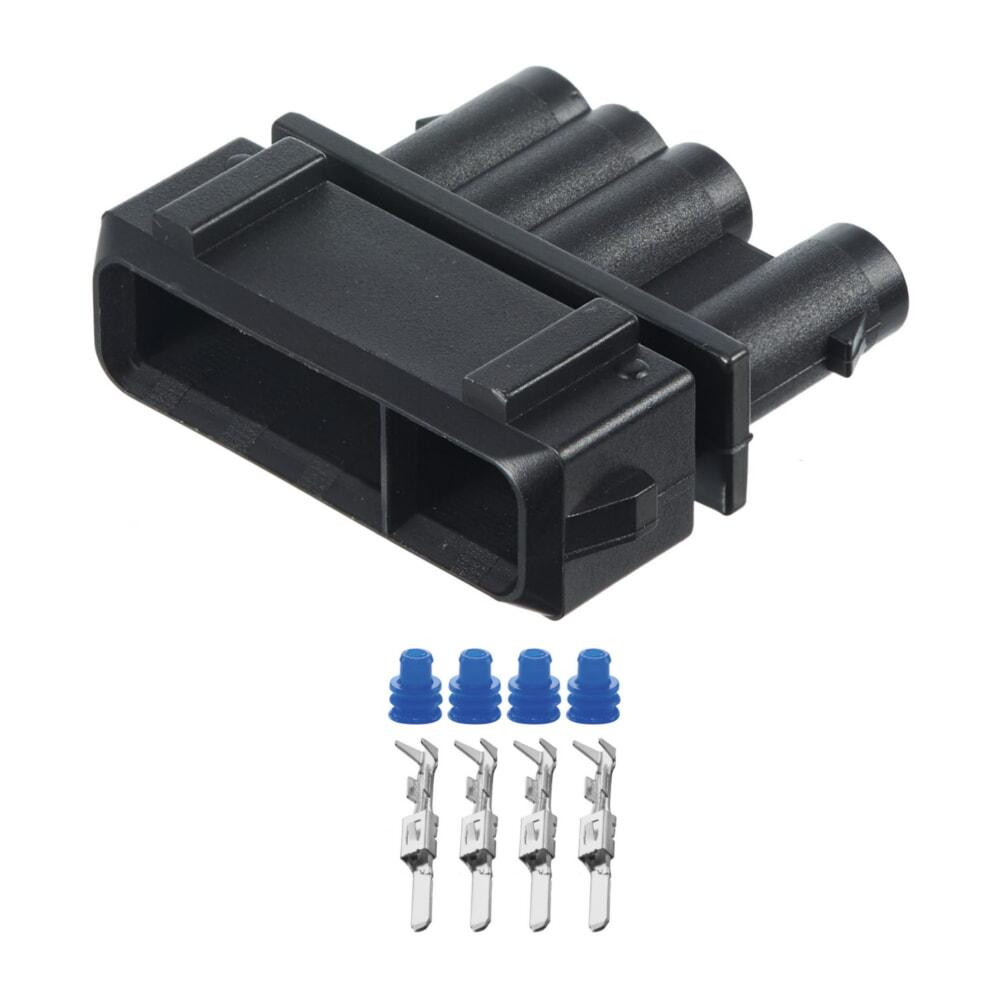 Роз'єм конектор 4-кон., 357972764K, VAG Германия, Франция, Германия універс., Моторний Audi, Bugatti, Porsche, Seat, Skoda, VW Київ - фото 1