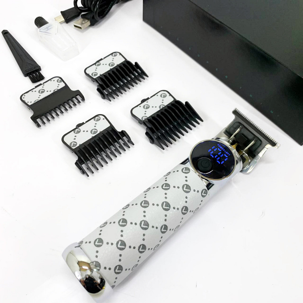 Бритва тример для бороди, Електробритва для стрижки голови Машинка окантувальна професійна бороди FX-41 Київ - фото 2