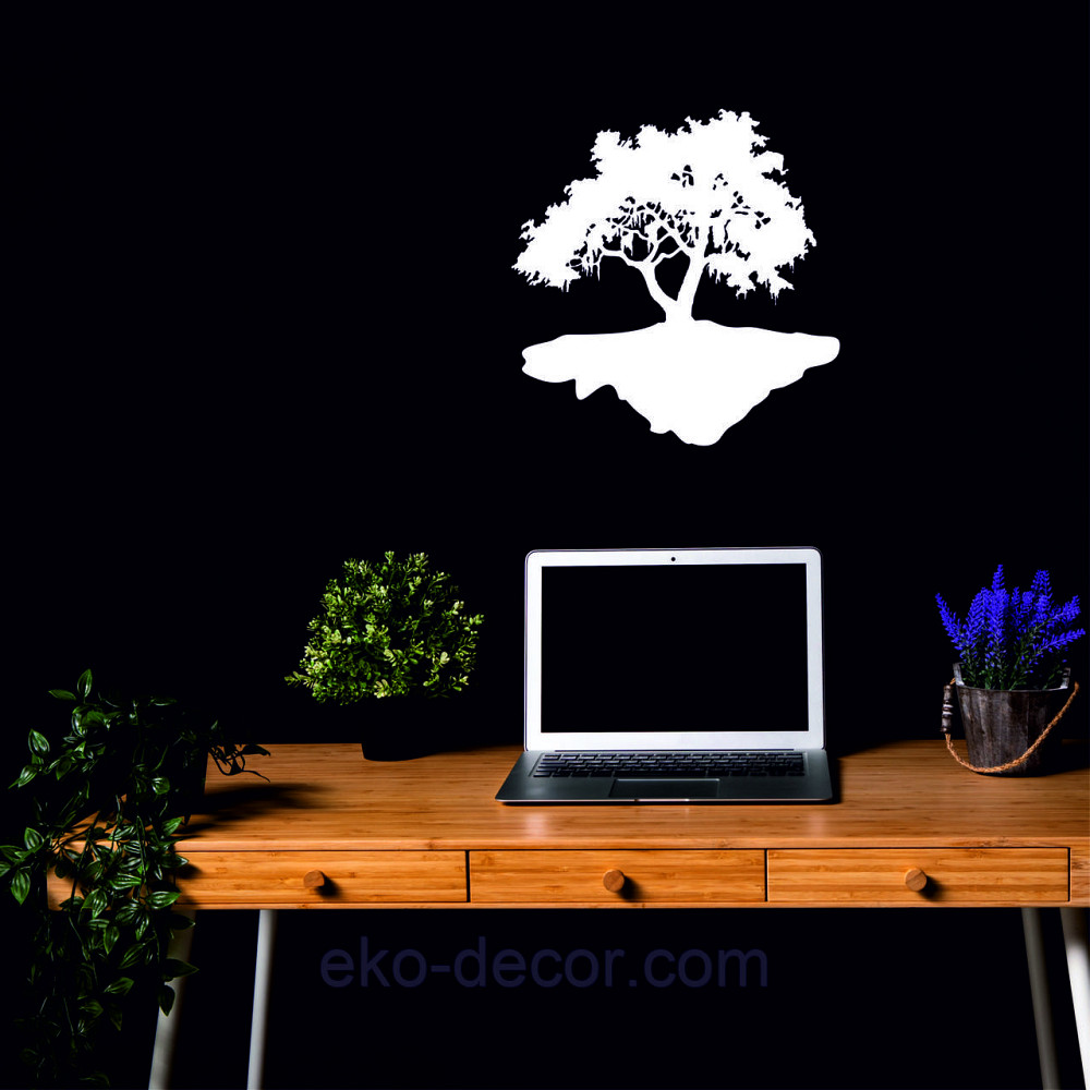 Декоративне настінне Панно «Дерево», Декор на стіну 50*48 см, Білий Київ - фото 6