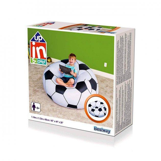 Крісло надувне Bestway 75010 Футбольный мяч Чернігів - фото 2