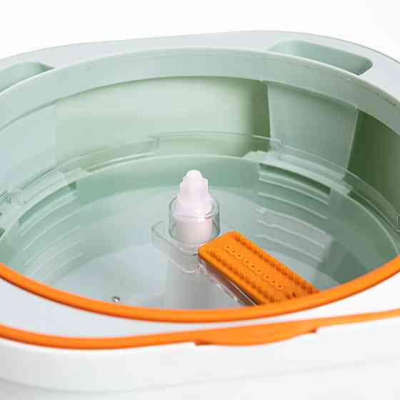 Професійний набір для прибирання з шваброю і відром, зелений Київ