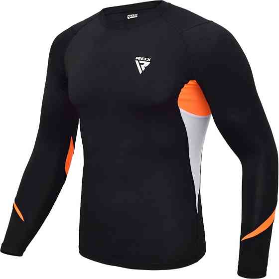 Рашгард із довгим рукавом RDX Lycra Orange L Кам'янське