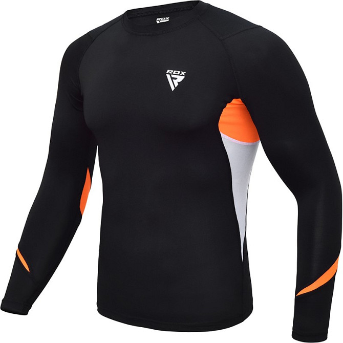 Рашгард із довгим рукавом RDX Lycra Orange L Кам'янське - фото 1