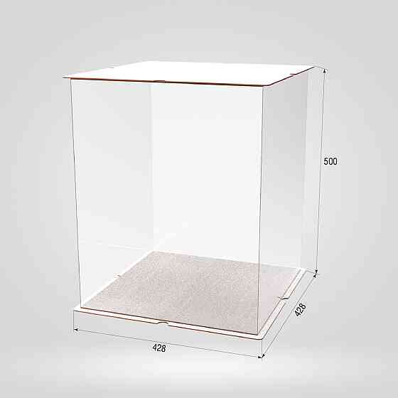 Коробка для тортів, квітів та подарунків EKOSTAR 400х400х500 Київ