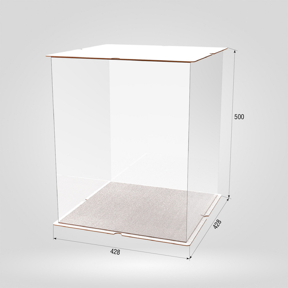 Коробка для тортів, квітів та подарунків EKOSTAR 400х400х500 Київ - фото 2