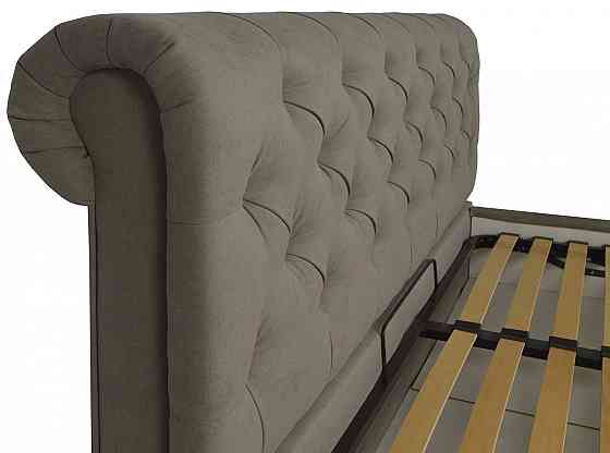 Кровать Двуспальная London Standart 180 х 190 см Fibril 12 C1 Серый Киев