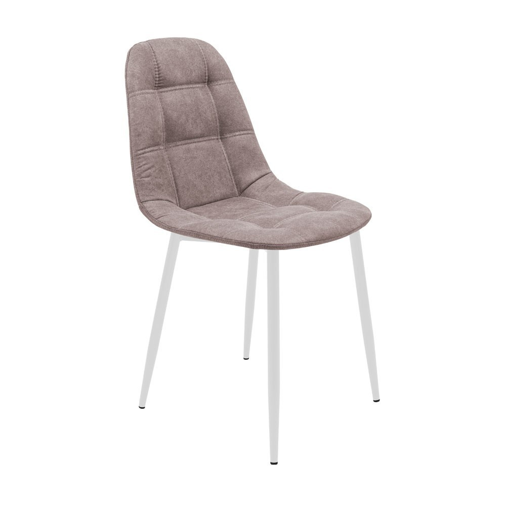 Стілець крісло м'який SplitDesign U Jeep 21 білі ніжки Світло-коричневий Київ - фото 1