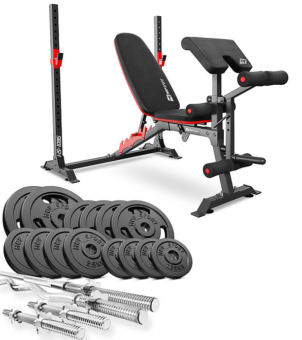 Набір STRONG 76кг з лавкою HS-1095 Київ - фото 1
