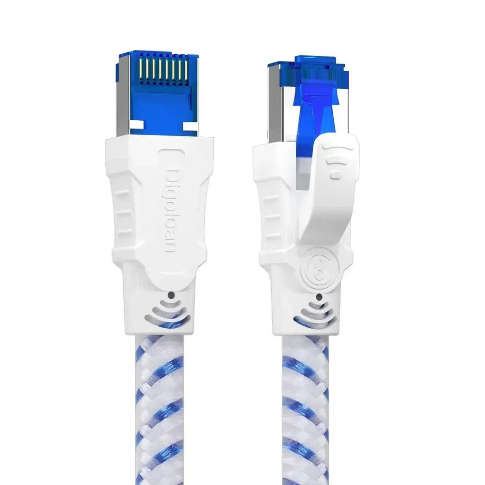 Мережевий кабель патч-корд RJ45-RJ45 Digoloan CAT8 1,5м Луцк - изображение 1
