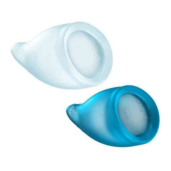 Набір менструальних чаш Fun Factory FUN CUP EXPLORE KIT, 2 шт, Multicolored Turquoise, об’єми 20 та 30 мл Sex Aura Київ