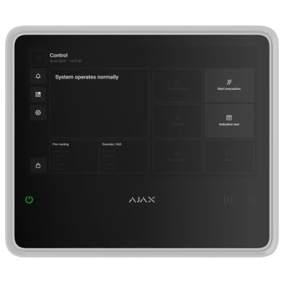 Модуль управління розумним будинком Ajax EN54 Fire Hub white Вінниця - фото 1