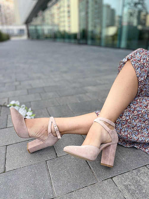 SANTINI Босоніжки жіночі SANTINI 953589-22 пудра (літо, замша натуральна) (3844) Коломыя - изображение 7