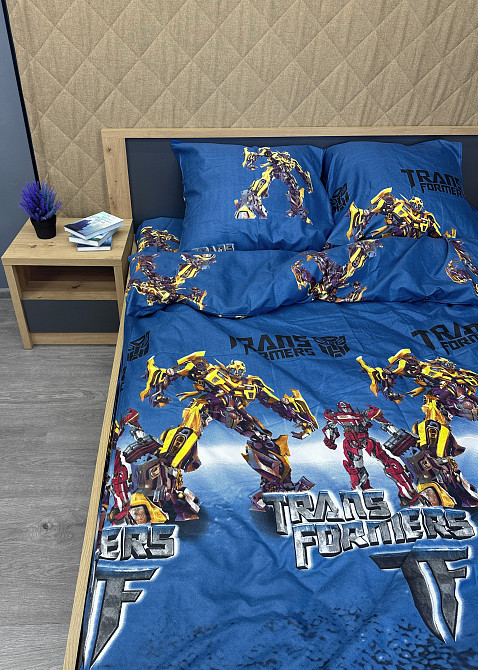 Комплект детского постельного белья Фланель, Koloco Полуторный 150х210 с разноцветным принтом (88-064) Киев - изображение 5