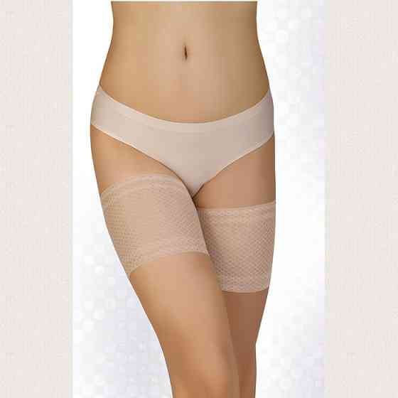 Бандалетки перфорация черные Annes “Openwork Thigh Band” L Киев