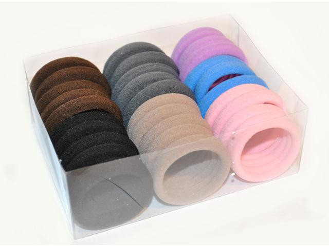 Гумки для волосся пастель мікрофібра 30 шт Київ - фото 1