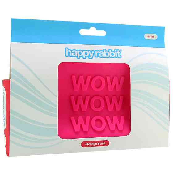 Кейс сумочка для хранения игрушек Happy Rabbit WOW Small Silicone Zip Storage Sex Aura Киев