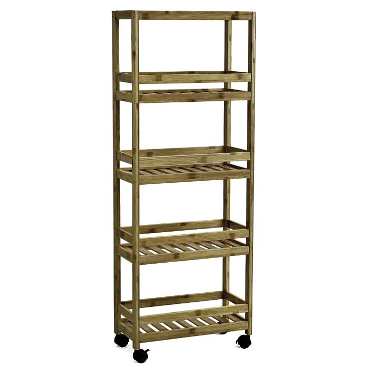 Етажерка для ванної на коліщатах "Сразлоу" палісандр Миколаїв - фото 1