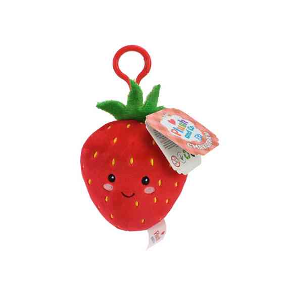 М'яка іграшка-брелок "Полуниця" PLC25086, розмір 10 см Вінниця