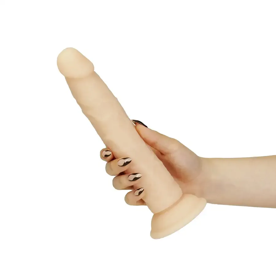 Фалоімітатор Naked Addiction — 9″ Silicone Dual Density Bendable Dildo Vanilla, віброкуля в подаруно Львів - фото 3