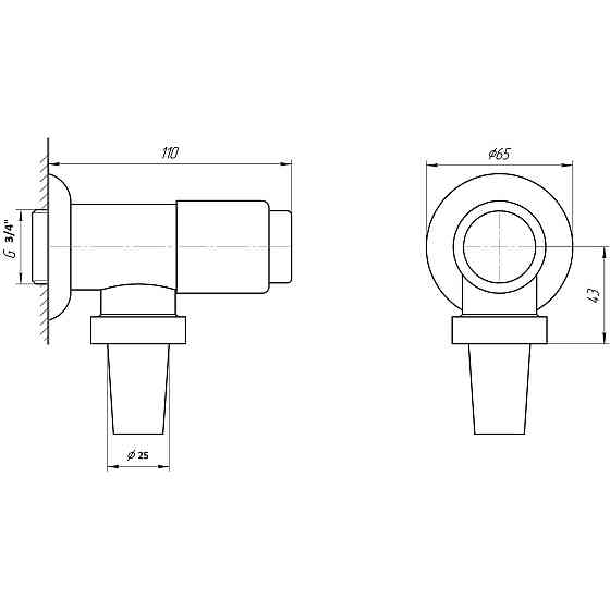 Кран-дозатор для унітаза TREMOLADA ТREMO-472 Київ