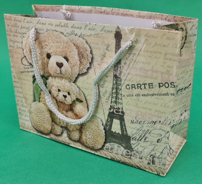 Пакет бумажный малый горизонтальный 11/18/5(арт М030) (12 шт) Харьков - изображение 1