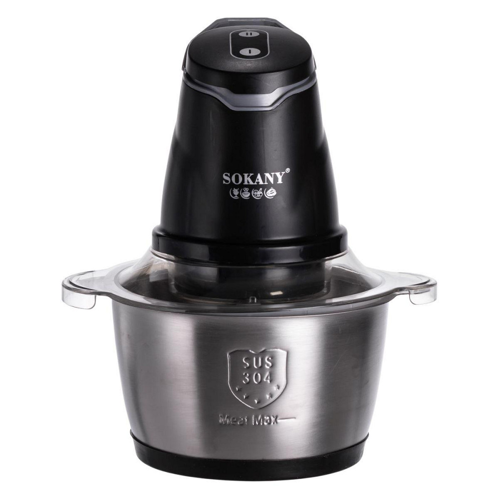 Електричний чоппер 2 в 1 з чашею 1.5 л Sokany Київ - фото 7