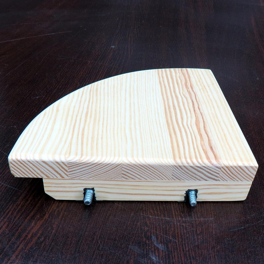 Угловая настенная полка 