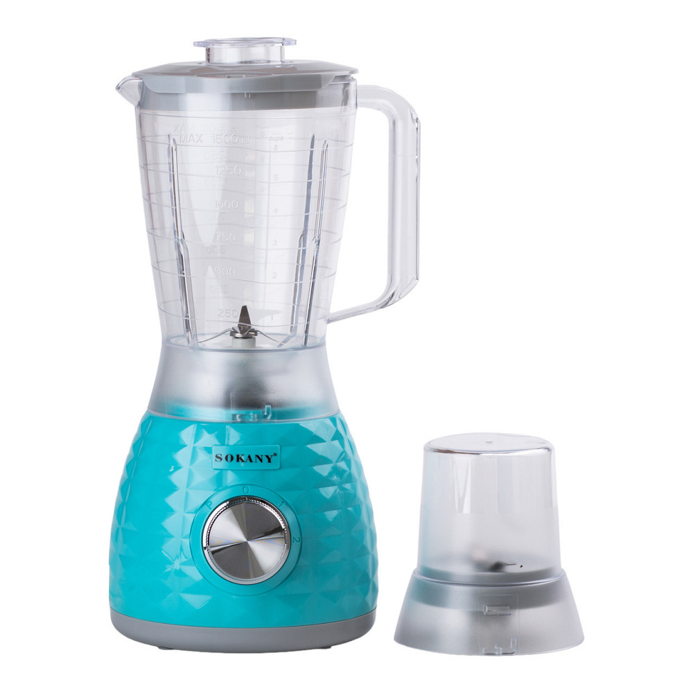 Блендер Sokany SK-03030 з чашею 1,5 л та кофемолкою Київ - фото 1