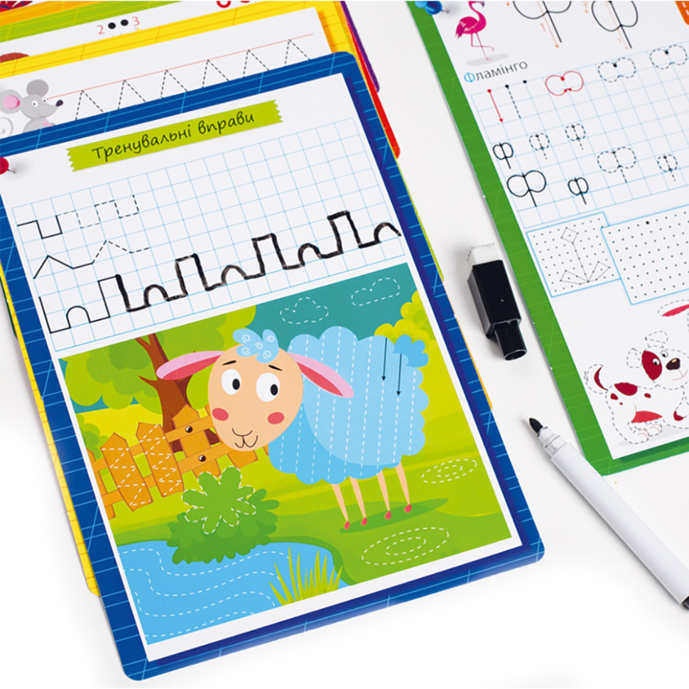 Картки з маркером "Готуємось до школи: Абетка" VT5010-21 Укр Вінниця - фото 4