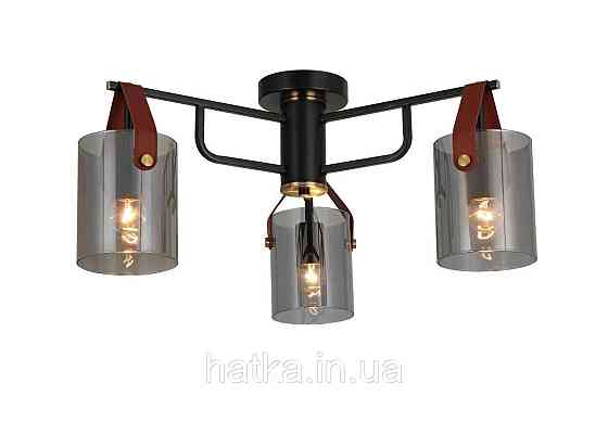 Люстра в стилі лофт на 3 плафони G 321036/3 Copper+Matt black Київ