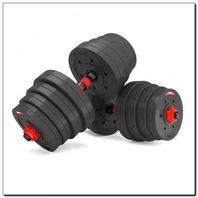 Набор штанга + гантели HMS SGР30 - 30 кг, черно-красный Киев - изображение 3