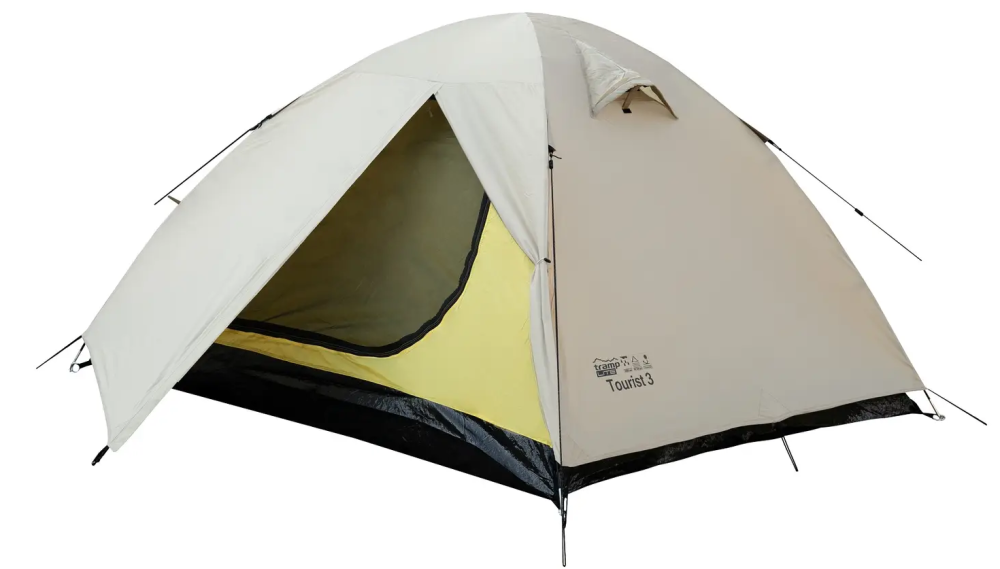 Палатка трехместная Tramp Lite Tourist 3 песочная Киев - изображение 1