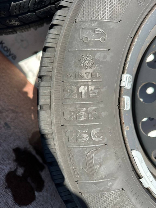 Колеса в зборі диски з зимовою шиною 215/65 R15C Ford Transit Custom 2012-2017 Ковель - фото 8