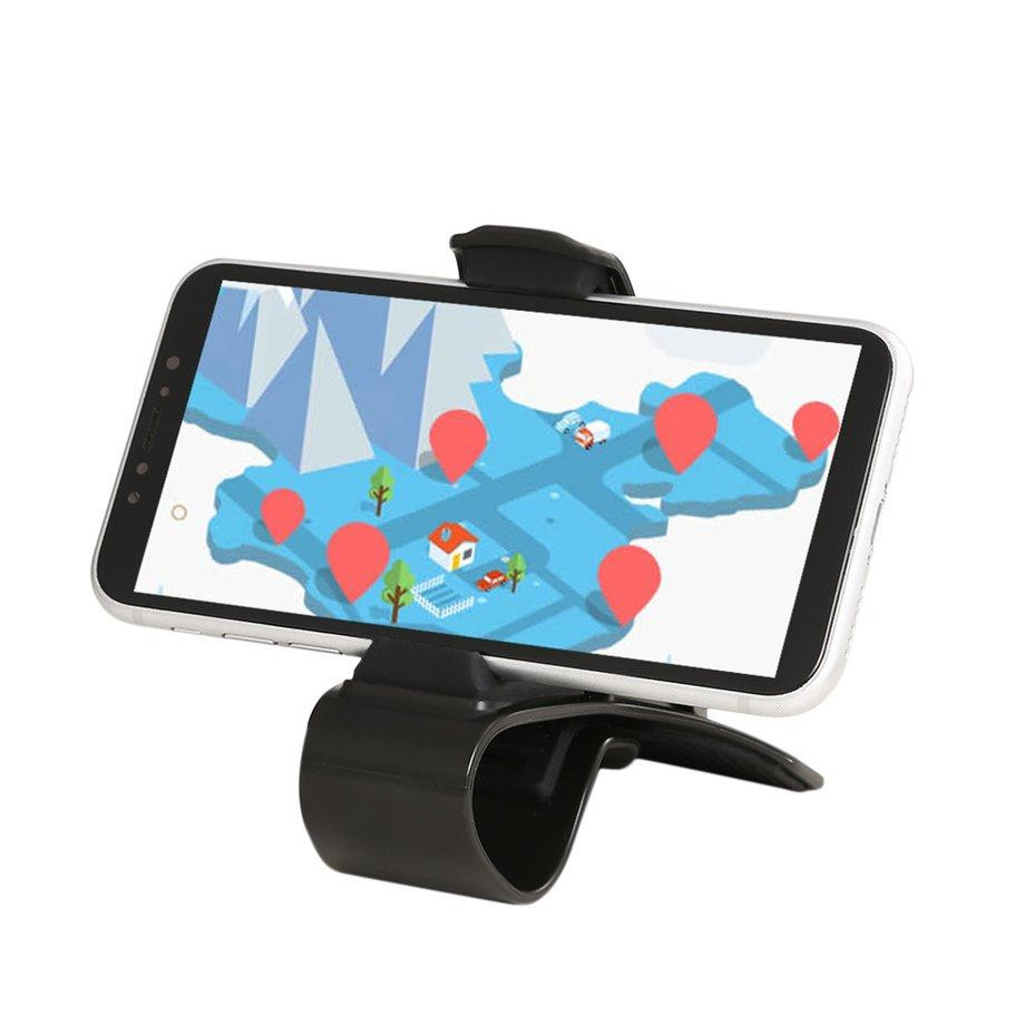 Тримач для смартфона/навігатора в машину на козирок приладової панелі (Чорний) Николаев - изображение 3