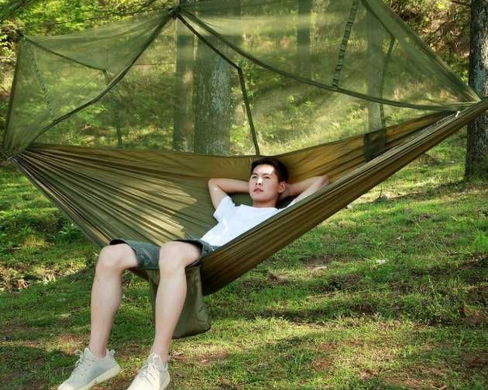 Гамак із москітною сіткою та тентом/ Турістичний гамак. Харків - фото 2