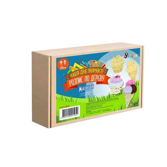 Набір дитячої творчості Розпис по дереву "Магніти-солодощі" РД-008 Вінниця