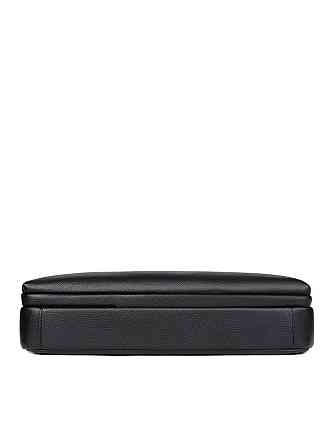 Чоловічий портфель для ноутбука Tiding Bag (38 х 28 х 9 см) з натуральної шкіри Чорний Київ