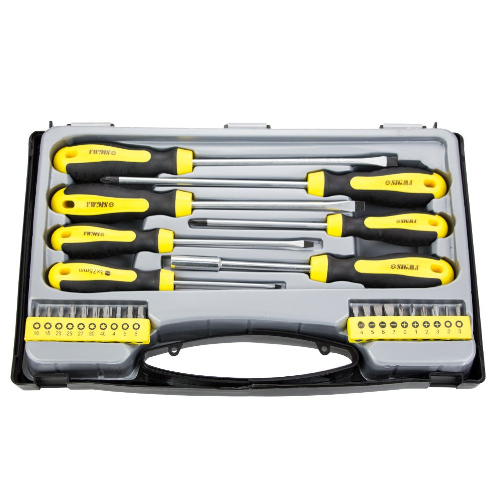 Sigma Набор отверток + биты 27шт CrV (кейс) SIGMA (4001061) Коломыя - изображение 8