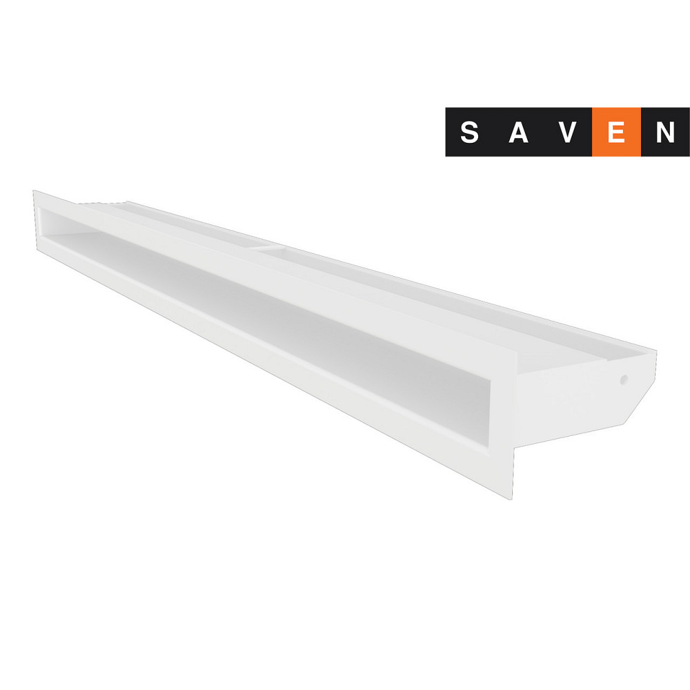 Вентиляционная решетка для камина SAVEN Loft 60х800 белая Львов - изображение 1